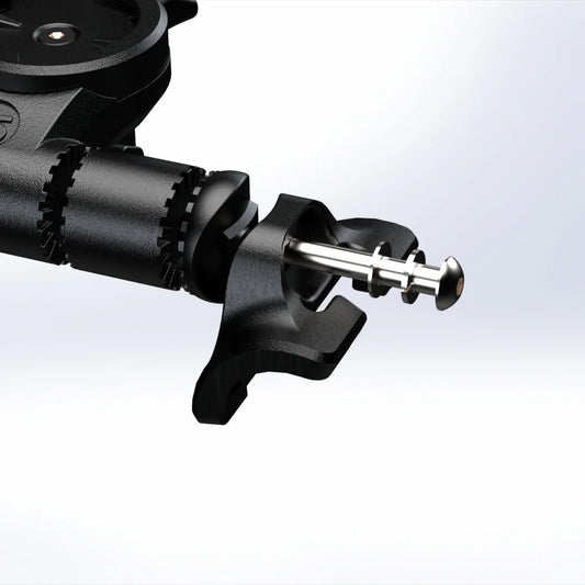 stabile Brackets und Verschraubung am HD TT Mount von 76 Projects