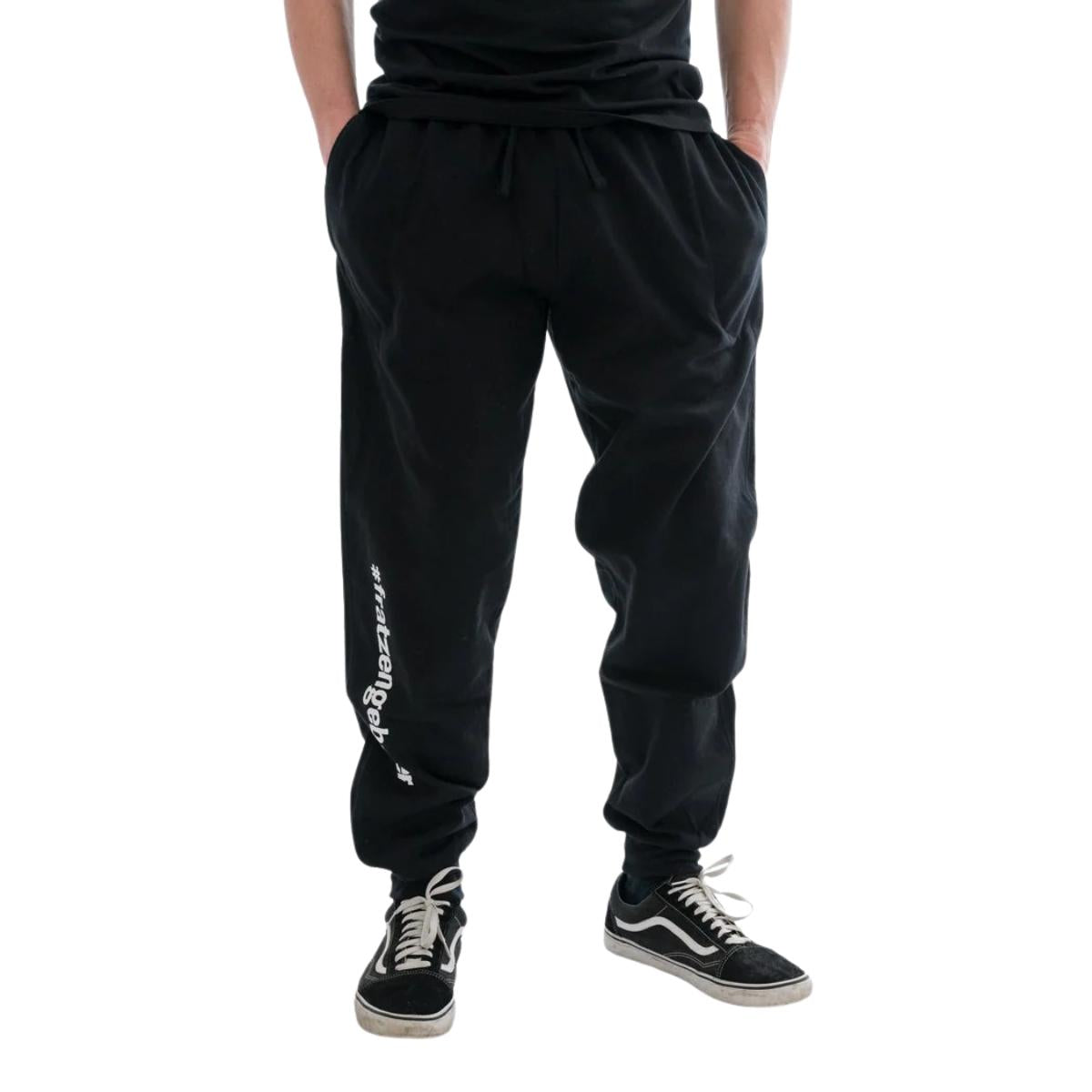 Jopgger schwarz Biobaumwolle unisex #fratzengeballer