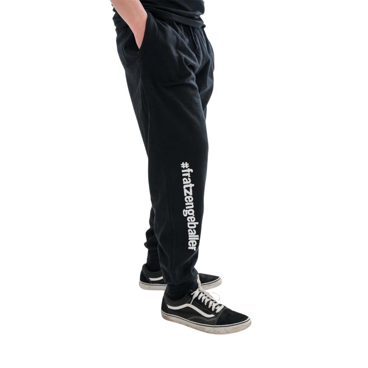 #fratzengeballer Jogginghose aus Bio-Baumwolle, schwarz