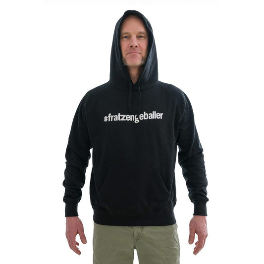 #fratzengeballer Hoodie aus Fairtrade-Bio-Baumwolle, schwarz