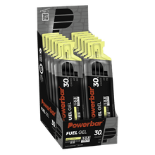 Load image into Gallery viewer, Powerbar FUEL GEL 30 Lemon 12-Pack Black Line