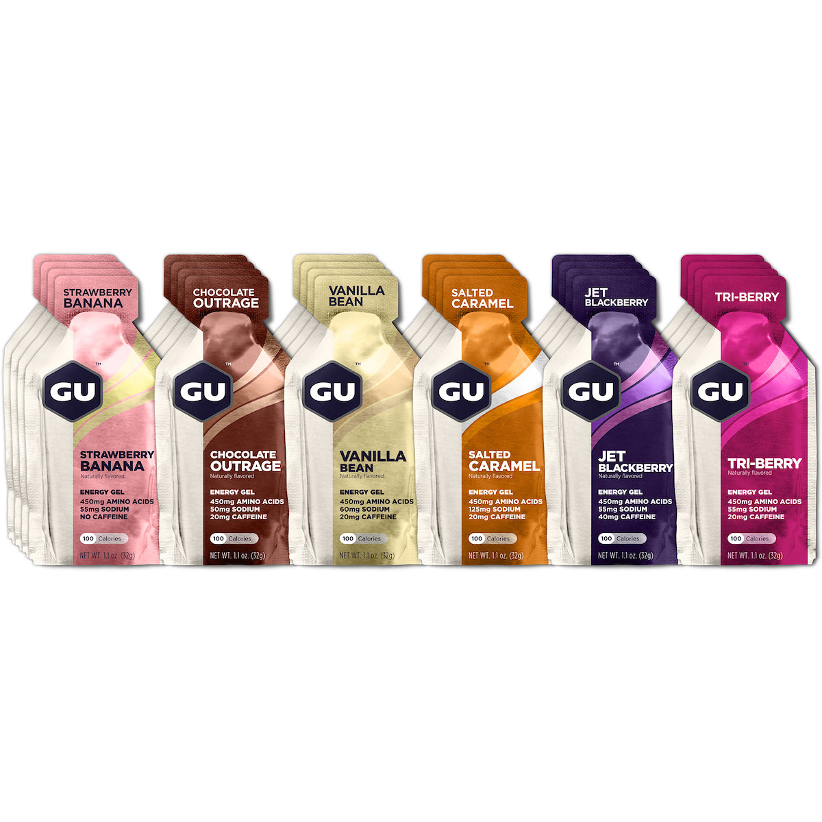 24er Mixpaket GU Energy Gels im derbaranski.shop