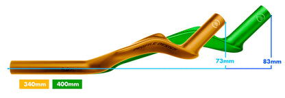 Profile Design 43 ASC Carbon Extensions 400 mm – aerodynamisch Profile Design 43 ASC Carbon Extensions 400 mm – aerodynamisch