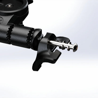 stabile Brackets und Verschraubung am HD TT Mount von 76 Projects