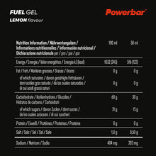Laden Sie das Bild in den Galerie-Viewer, Powerbar Fuel Gel 30, Powerbar Energy Gel, Powerbar Fuel Gel Lemon, Powerbar Gel 30 Lemon, 
Powerbar Fuel Gel 12er-Pack, 
Energy Gel für Sportler, 
Sport-Gel für Ausdauersport, 
Kohlenhydrat-Gel Sport, 
Power Gel für Triathlon, 
Powerbar Triathlon Gel, Powergel