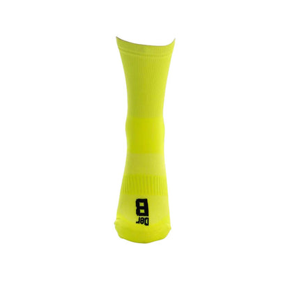 doper stinken. alle. immer! Rad- und Laufsocke neongelb