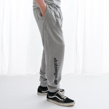 Load image into Gallery viewer, #fratzengeballer jogging pants made from organic cotton, grey
