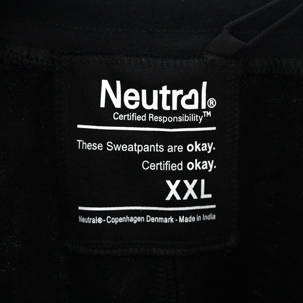 #fratzengeballer Joggers made from organic cotton, black