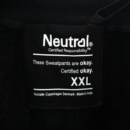 #fratzengeballer Joggers made from organic cotton, black