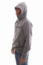 Load image into Gallery viewer, #fratzengeballer hoodie made from fair trade organic cotton, grey