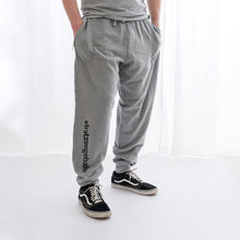Load image into Gallery viewer, #fratzengeballer jogging pants made from organic cotton, grey