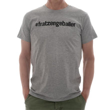Load image into Gallery viewer, #fratzengeballer T-Shirt Bio-Baumwolle, grau
